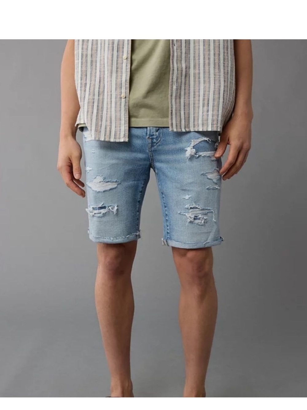 American Eagle Air Flex + Denim Shorts NEW